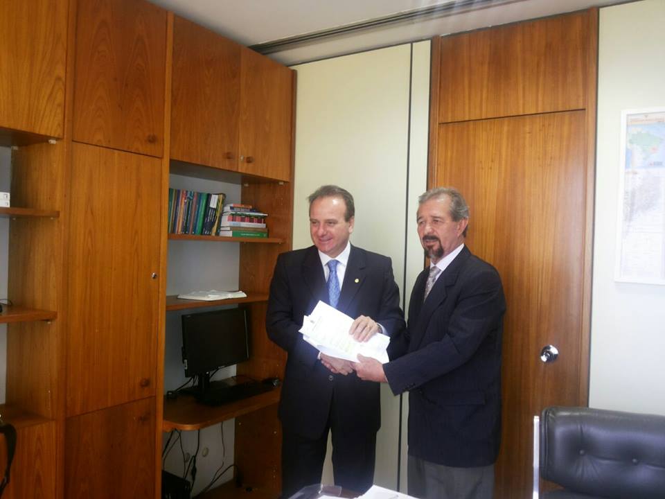 Dr. Mauricio e o Deputado Bilac Pinto.