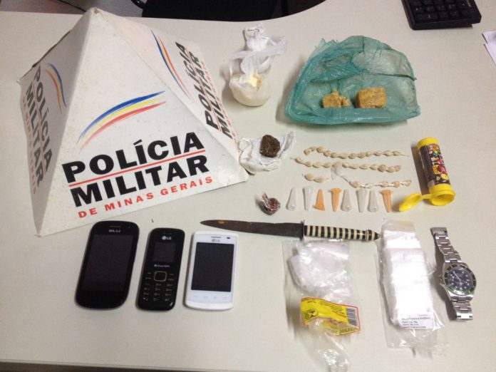 Três suspeitos de tráfico de drogas são presos em Ouro Fino