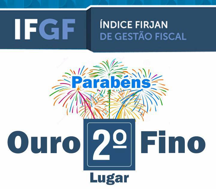 Gestão Fiscal de Ouro Fino é a segunda melhor no Estado de Minas Gerais