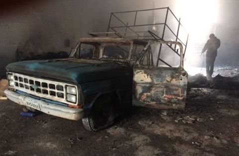 Incêndio causa enorme prejuízo a barracão de reciclagem em Ouro Fino