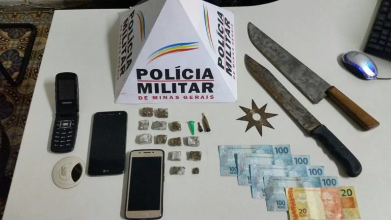 Durante Operação Antidrogas, PM de Ouro Fino prende traficantes no bairro da Várzea
