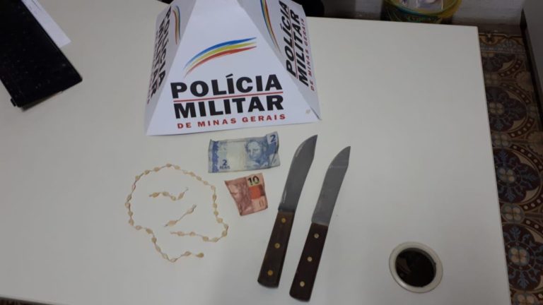 PM prende dois traficantes no bairro Vila Prateado