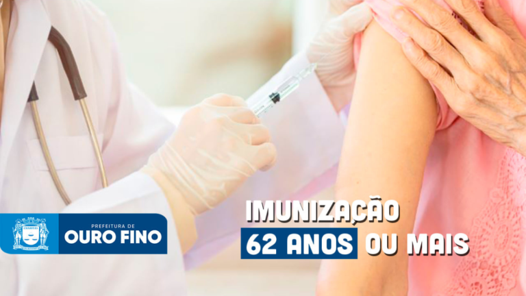 Divulgada nova faixa etária para vacinação nesta quinta-feira (22) em Ouro Fino