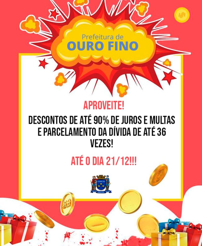 Prefeitura Municipal de Ouro Fino (Quitação de débitos)