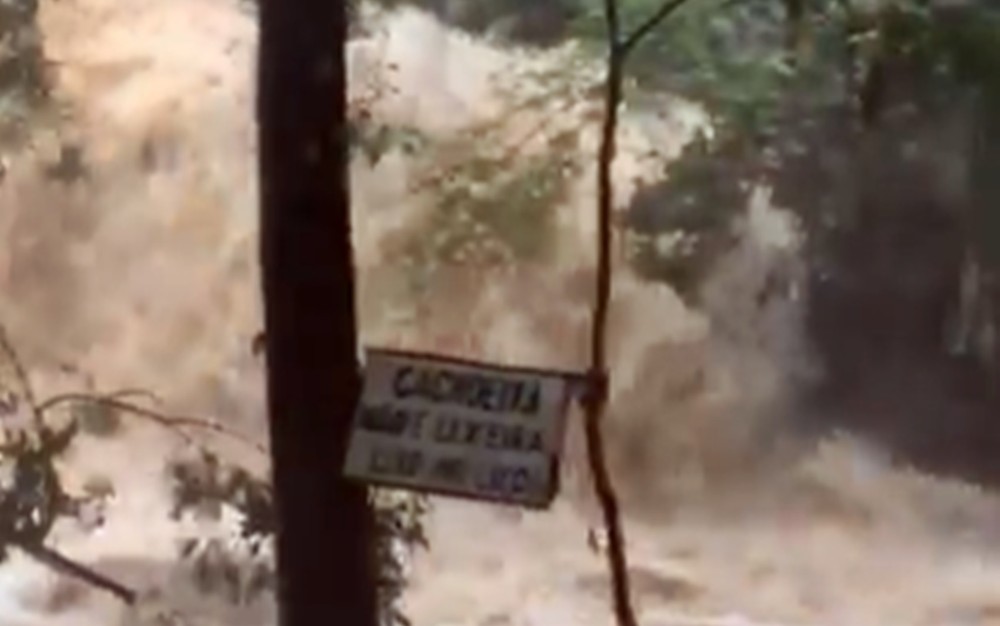 Cachoeiras são interditadas por segurança após chuvas em São Thomé das Letras