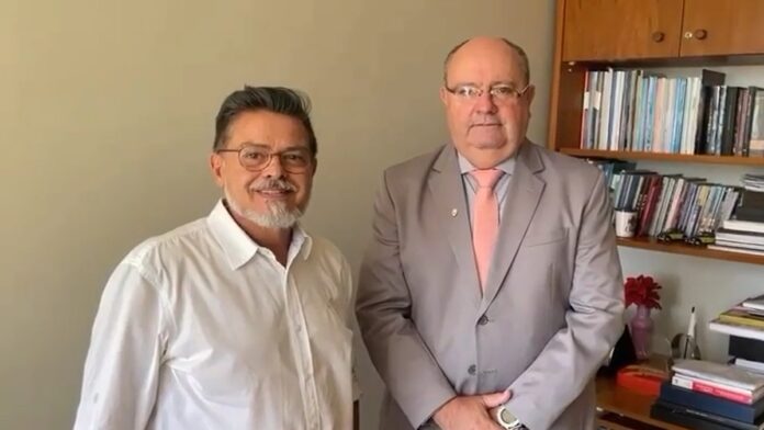 Deputado Federal Eduardo Barbosa (PSDB) e o Vereador Paulo Henrique Chiste da Silva (PL)