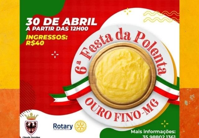 6ª Festa Italiana da Polenta em Ouro Fino