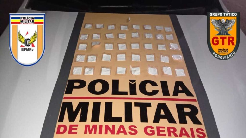 Polícia Militar Rodoviária prende quatro pessoas por tráfico de drogas na MG-290 em Ouro Fino
