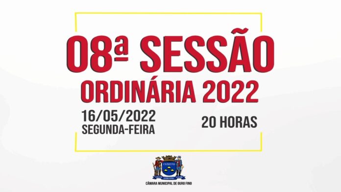 08ª Sessão Ordinária de 2022