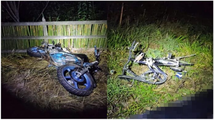 Ciclista morre após ser atropelado por uma moto na Rodovia MG-290.