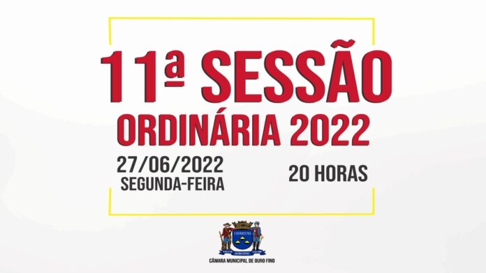 11ª Sessão Ordinária de 2022
